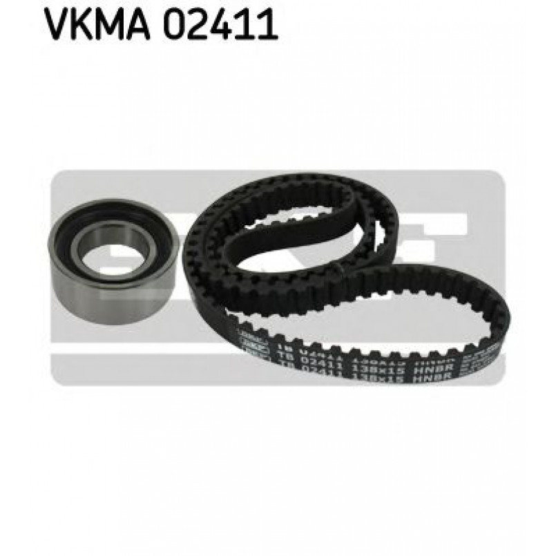 VKMA 02411 SKF Комплект (ремінь+ролики)
